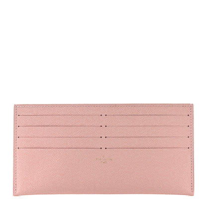 Louis Vuitton Calfskin Felicie Card Holder Insert Rose Ballerine 1 of 6
