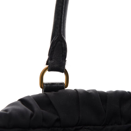 Prada Tessuto Nylon Gaufre Shopping Satchel Black 11 of 18