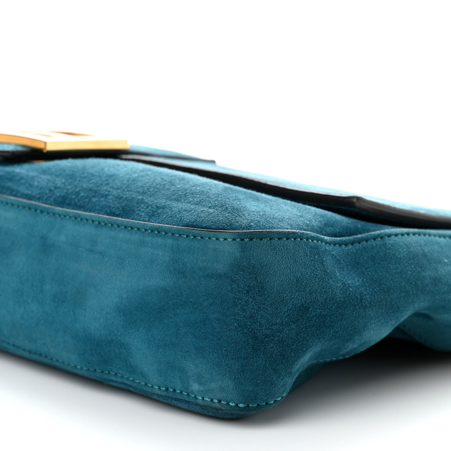 Fendi Chamois Large Baguette Ottanio 10 of 10