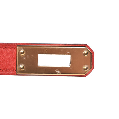 Hermes Swift Kelly Retourne 25 Rouge Tomate 27 of 41
