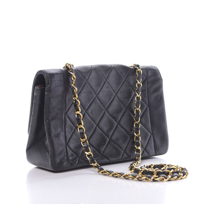 Chanel Lambskin Quilted Small Single Flap Black 3 of 14