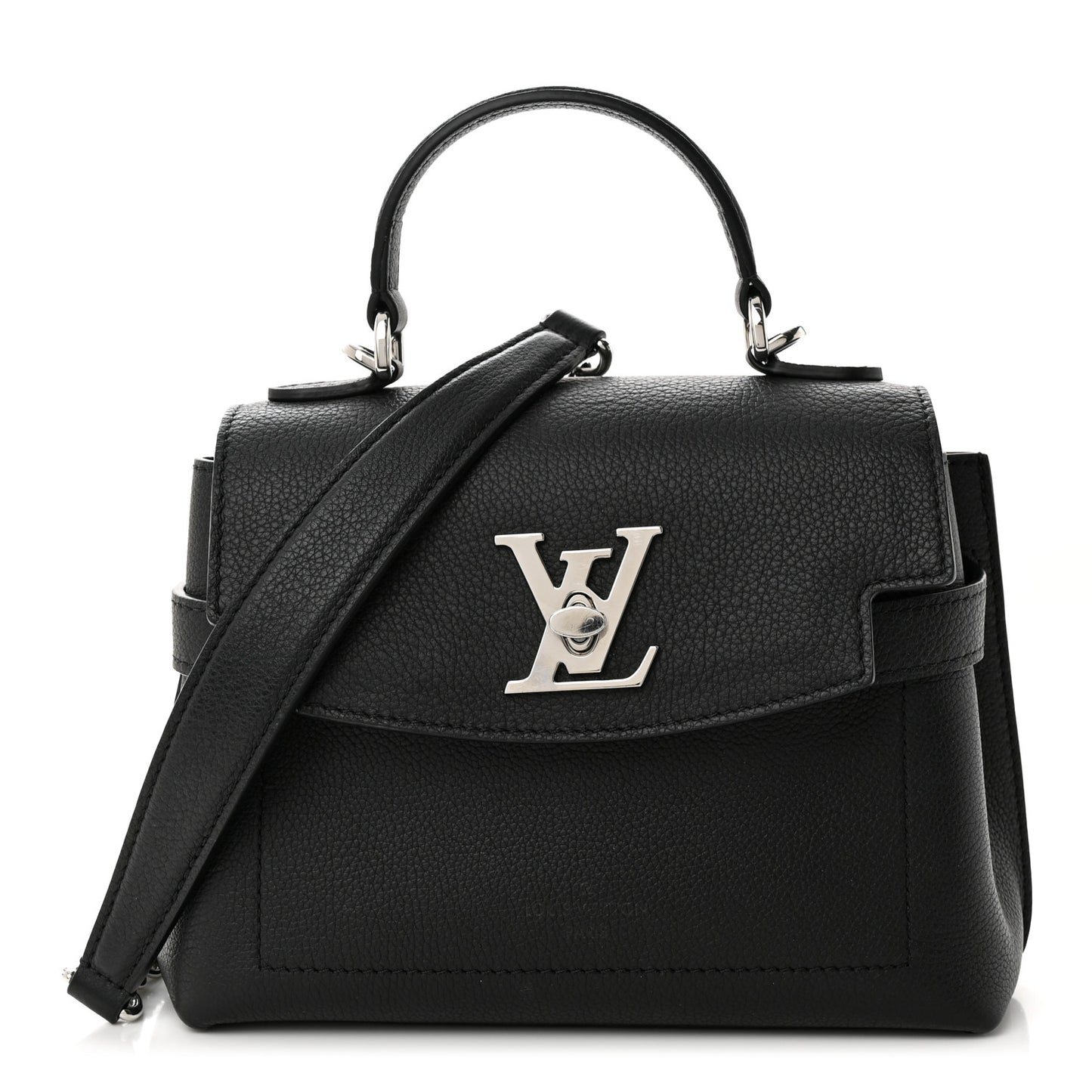 Calfskin Lockme Ever Mini Black