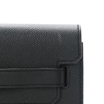 Hermes Epsom Kelly Depeches 25 Pouch Black 11 of 12