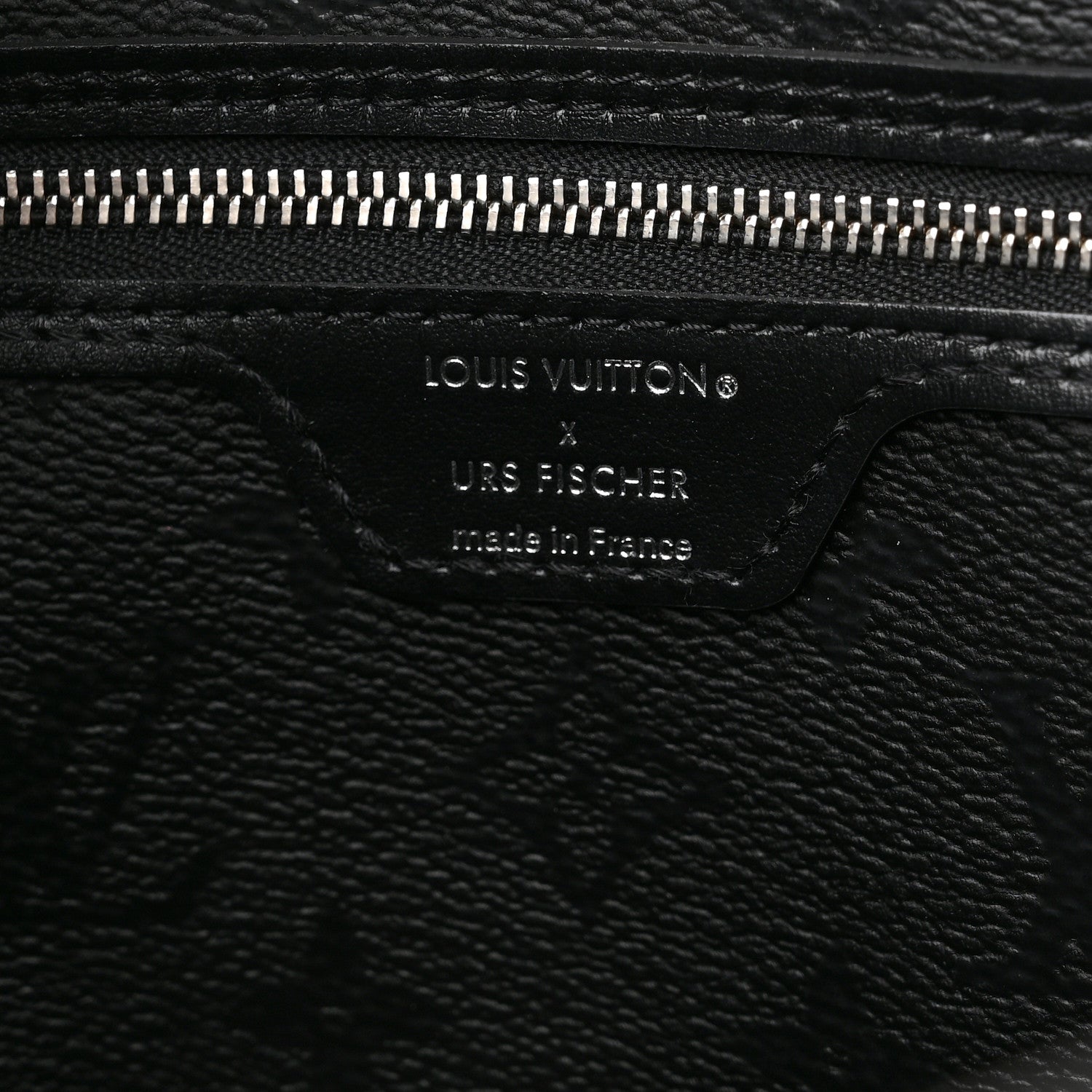 Louis Vuitton X UF Tufted Monogram Neverfull MM Black White 6 of 11