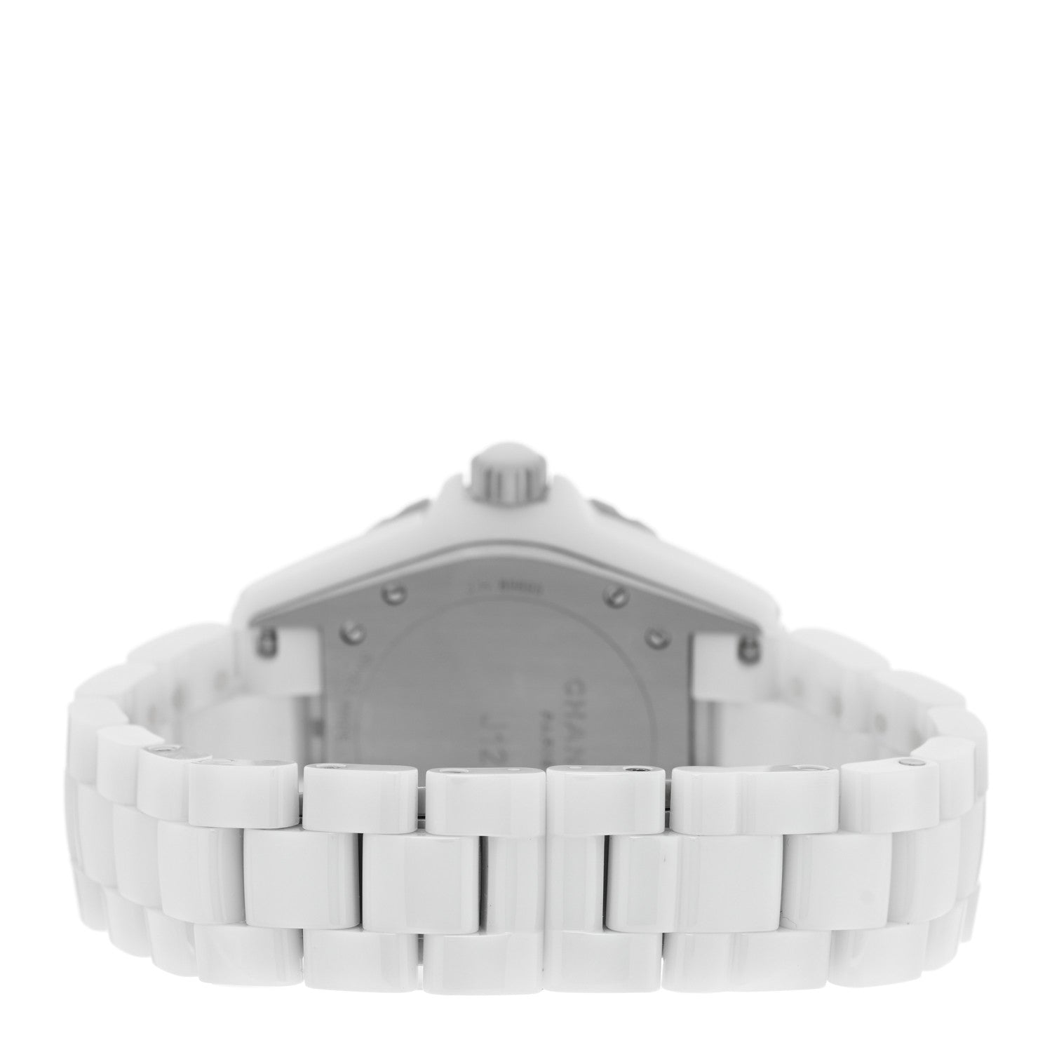 Chanel Stainless Steel Ceramic 38mm J12 Automatic Watch White 3 of 4