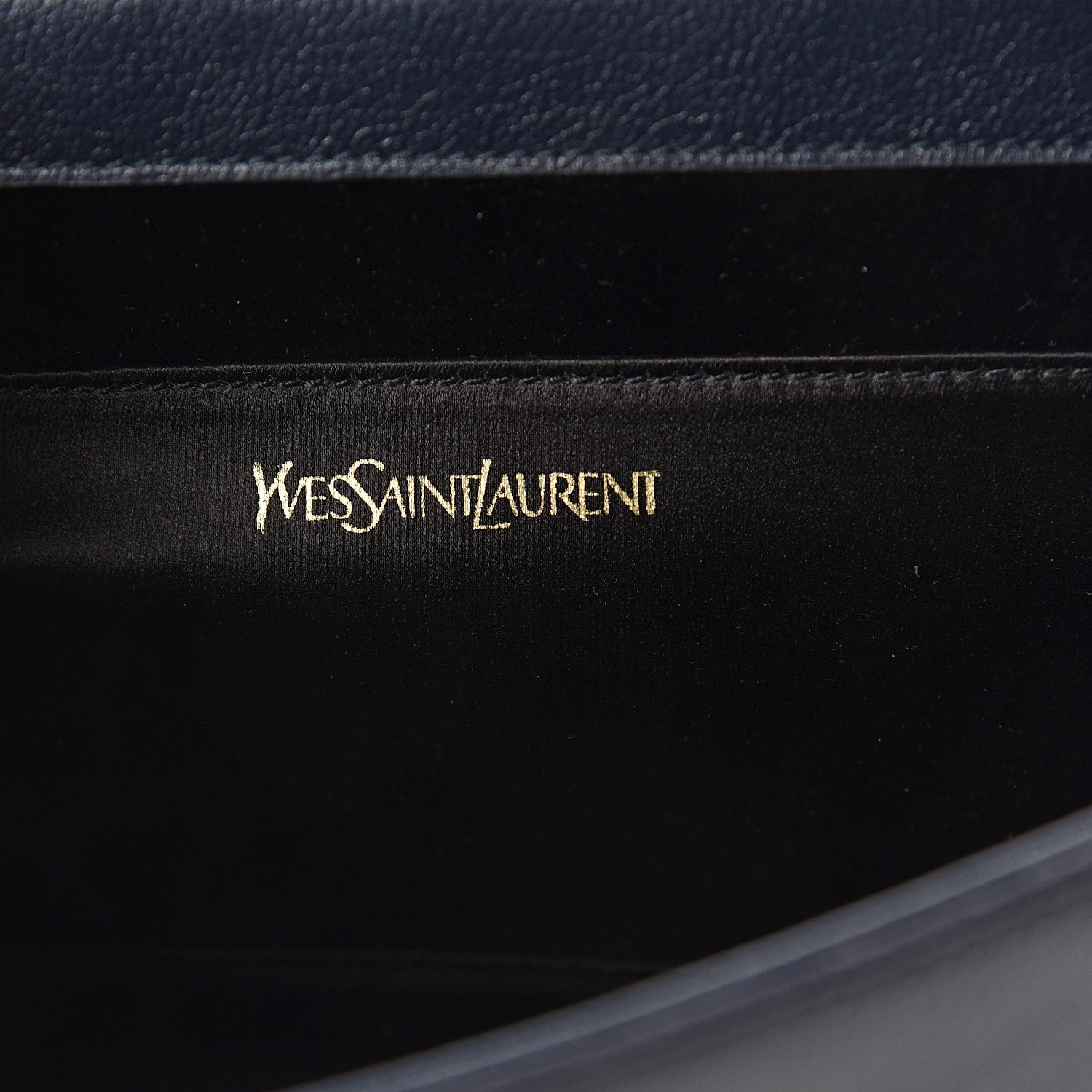 Saint Laurent Calfskin Monogram Large Belle De Jour Clutch Black 5 of 5