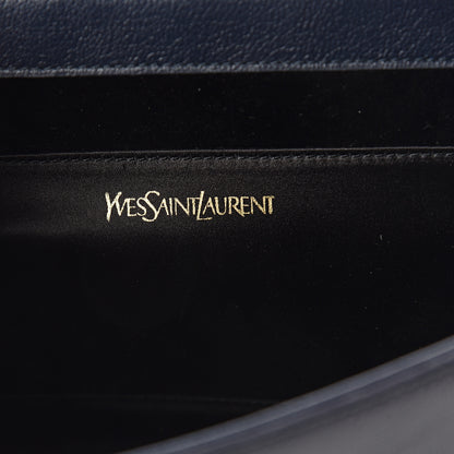 Saint Laurent Calfskin Monogram Large Belle De Jour Clutch Black 5 of 5