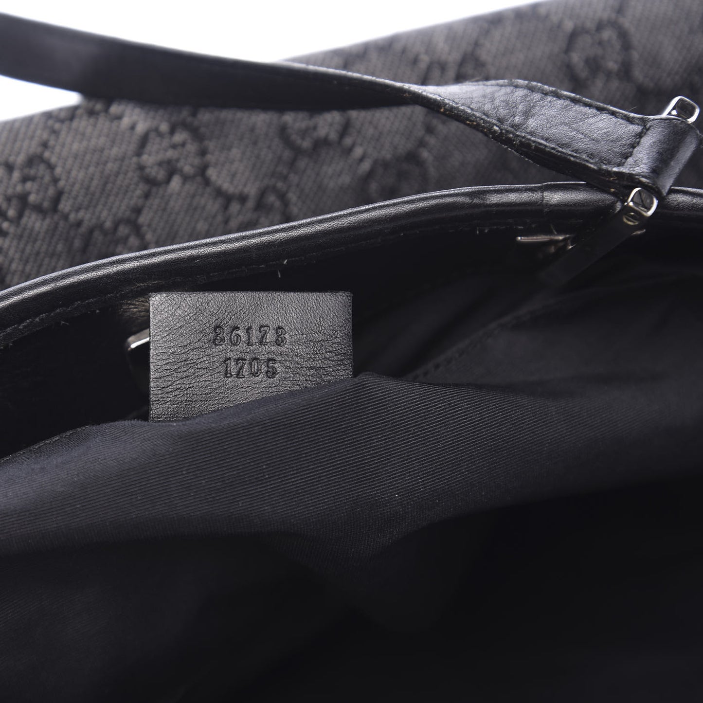 Denim Monogram Tote Black