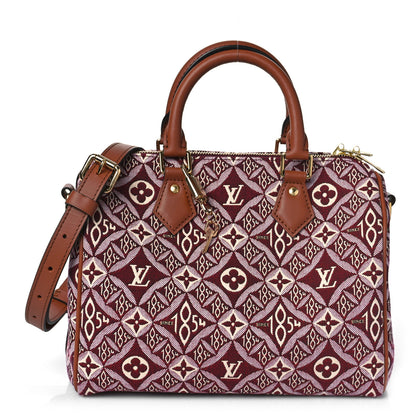Louis Vuitton Jacquard Since 1854 Speedy Bandouliere 25 Bordeaux 1 of 8