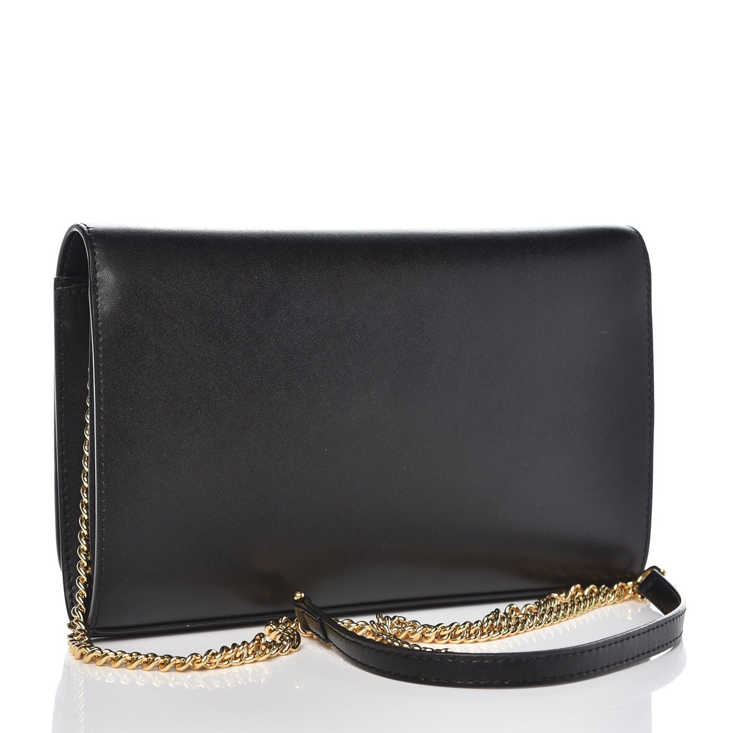 Fendi Vitello Liberty Lucido F is Fendi Wallet on Chain Black 3 of 7