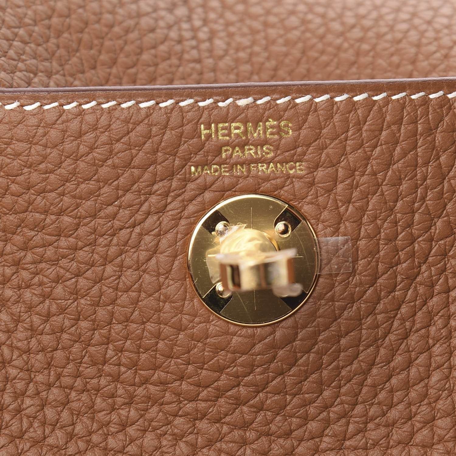 Hermes Taurillon Clemence Mini Lindy 20 Gold 6 of 11