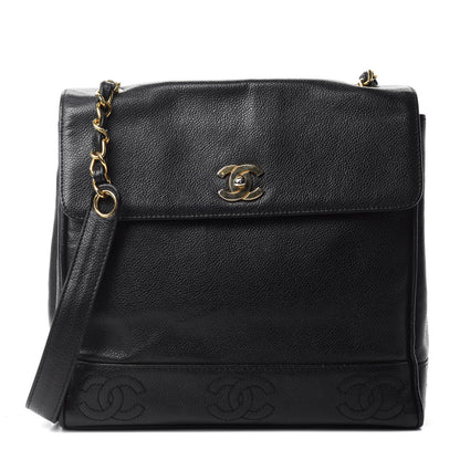 Chanel Caviar CC Shoulder Bag Black 1 of 10
