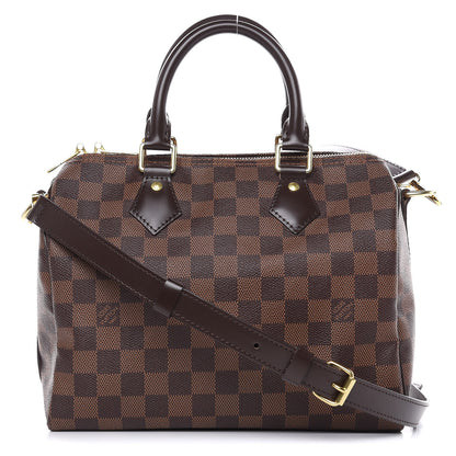 Louis Vuitton Damier Ebene Speedy Bandouliere 25 1 of 10