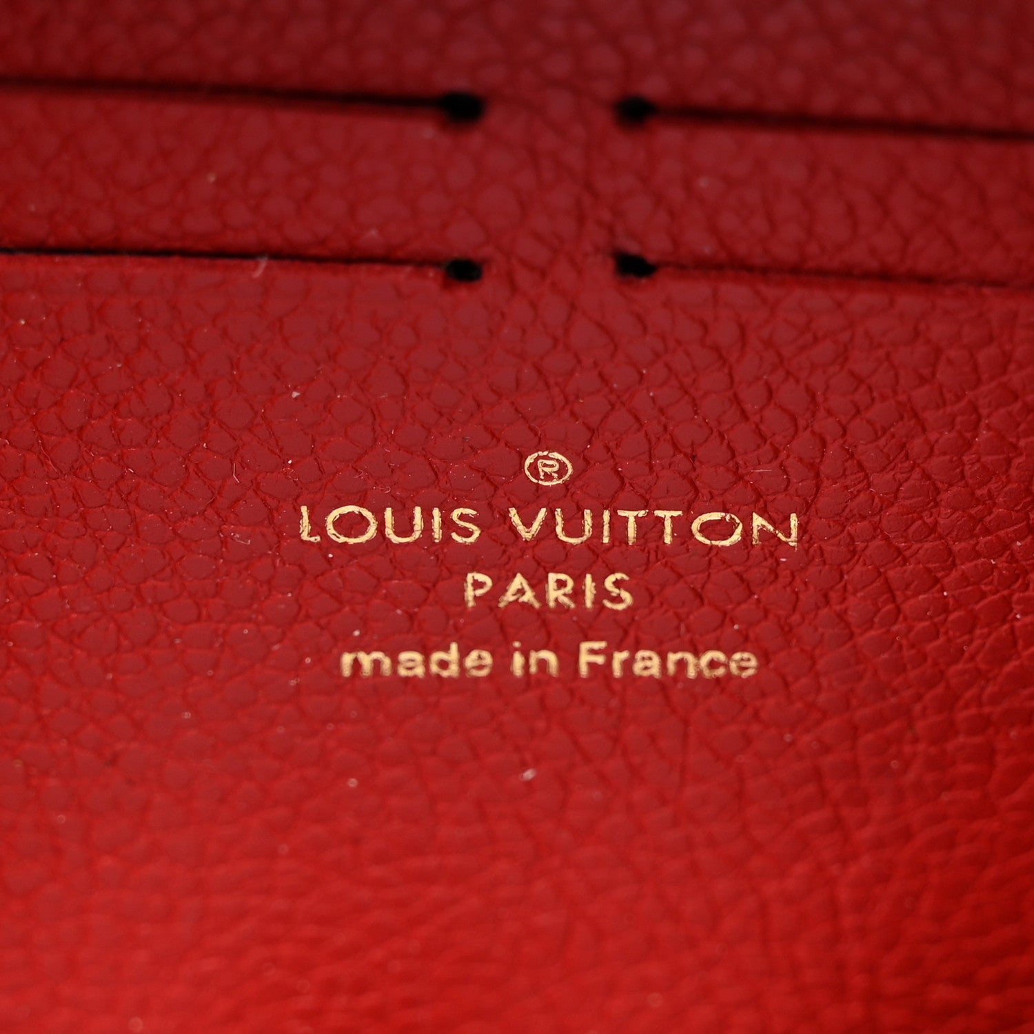 Louis Vuitton LOUIS VUITTON Empreinte Clemence Wallet Scarlet 6 of 8