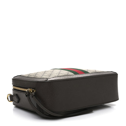 Gucci GG Supreme Monogram Web Small Ophidia Top Handle Shoulder Bag Brown 4 of 11