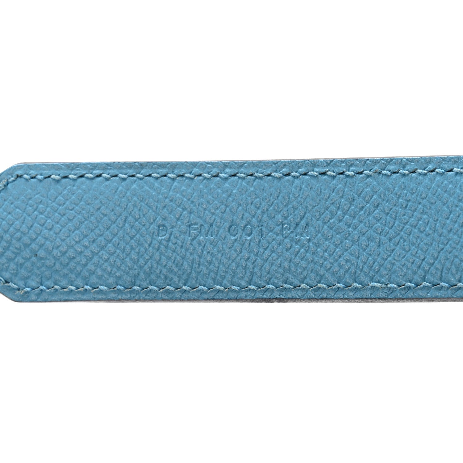 Hermes Epsom 25mm Hexagone Tressage Shoulder Strap Bleu De Nord Rouge De Coeur Gold 4 of 7