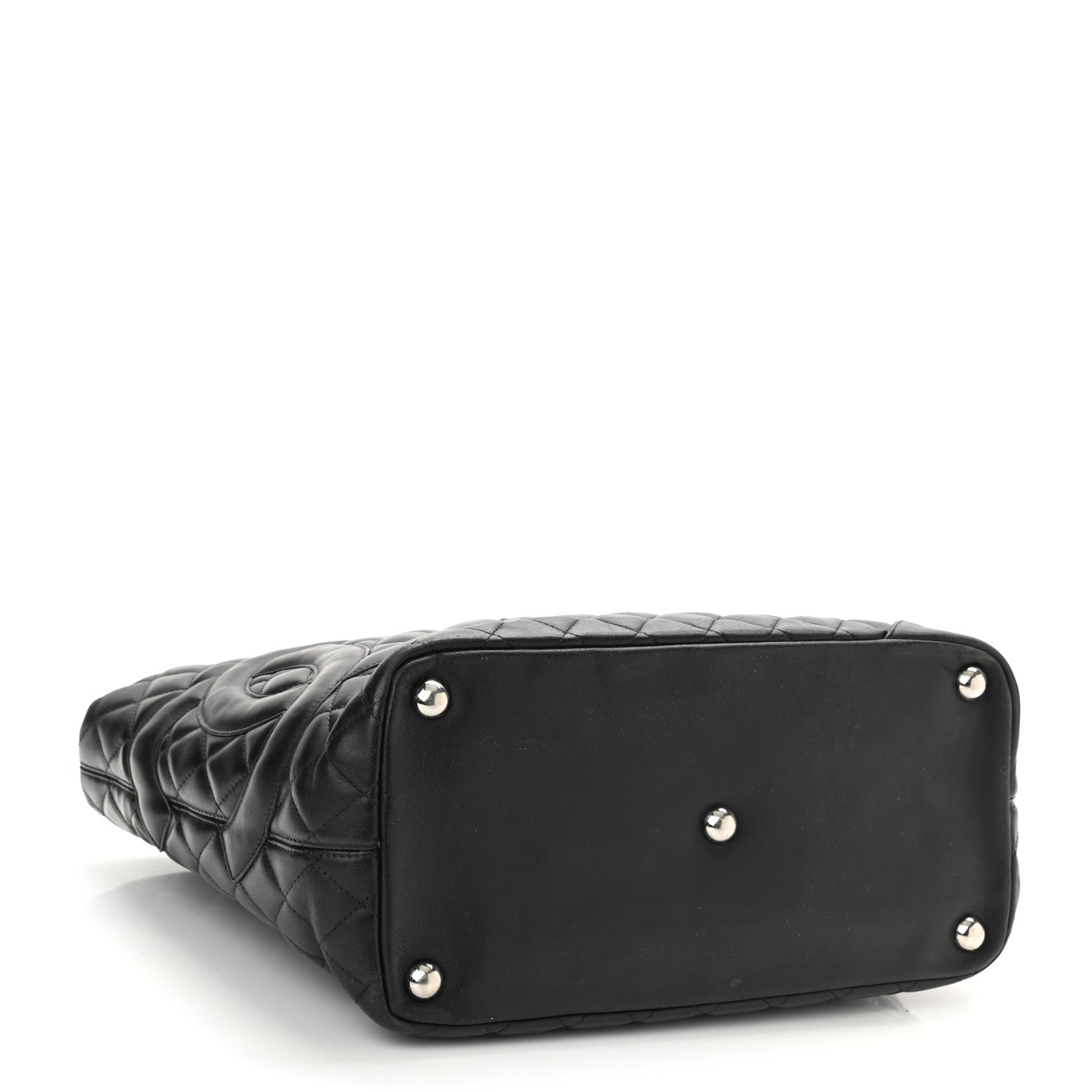 Chanel Calfskin Quilted Large Cambon Tote Black 4 of 8