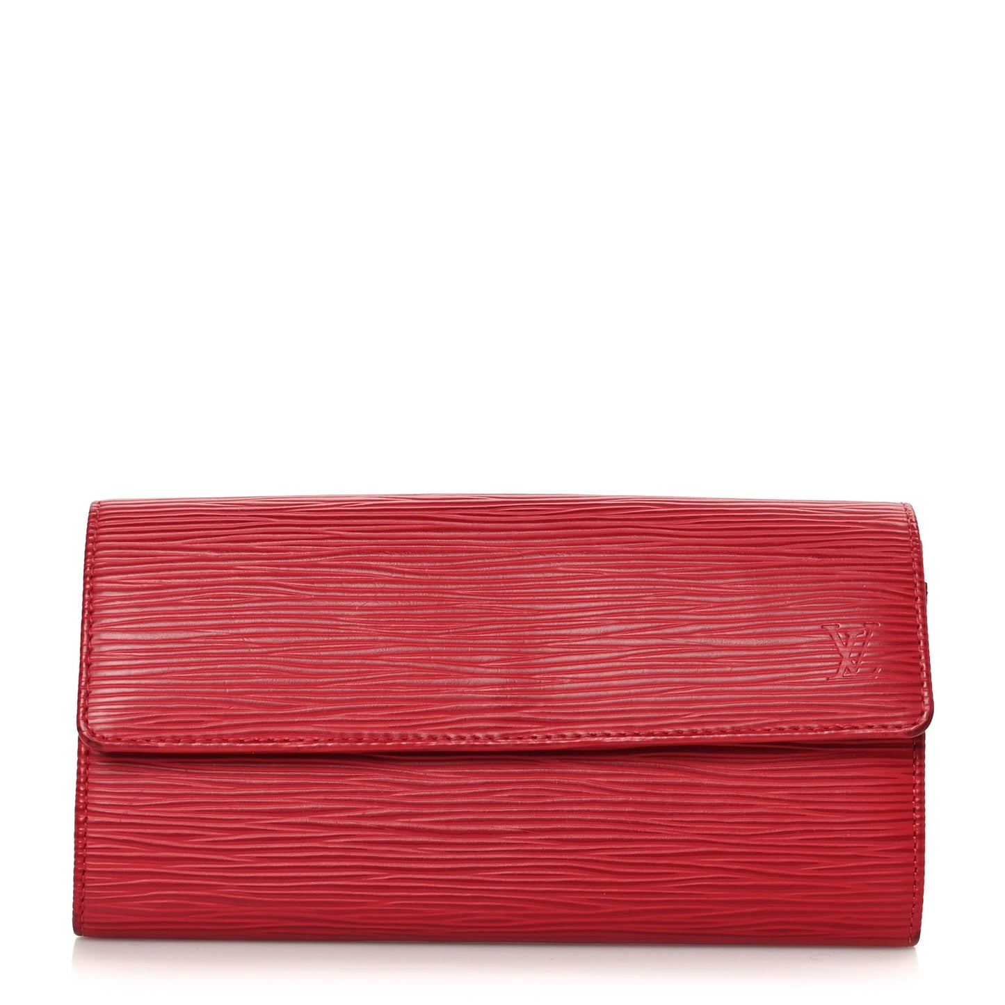 Epi Sarah Wallet Rouge