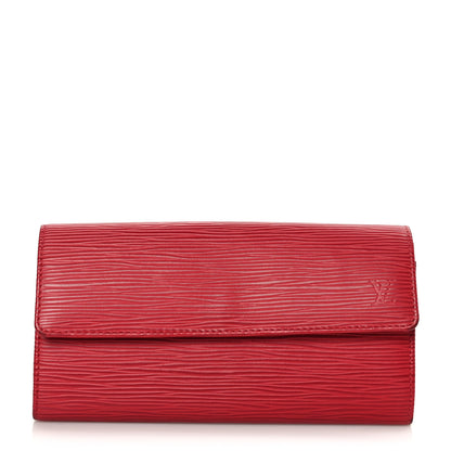 Louis Vuitton Epi Sarah Wallet Rouge 2 of 8