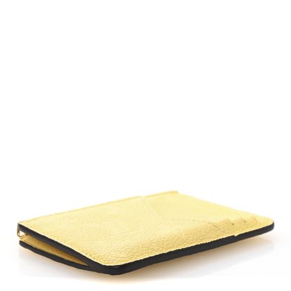 Louis Vuitton Empreinte Monogram Zipped Romy Card Holder Jaune 4 of 6
