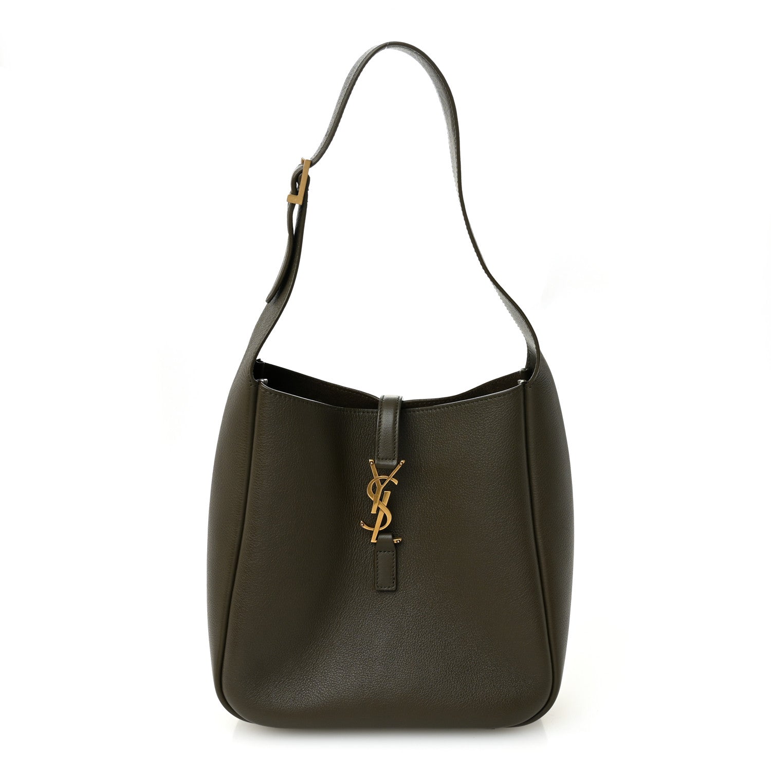 Saint Laurent Smooth Calfskin Small Le 5 A 7 Soft Hobo Light Musk 1 of 11
