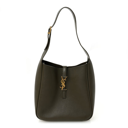 Saint Laurent Smooth Calfskin Small Le 5 A 7 Soft Hobo Light Musk 1 of 11