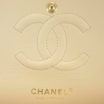 Chanel Caviar Quilted Medium Double Flap Beige Clair 10 of 11