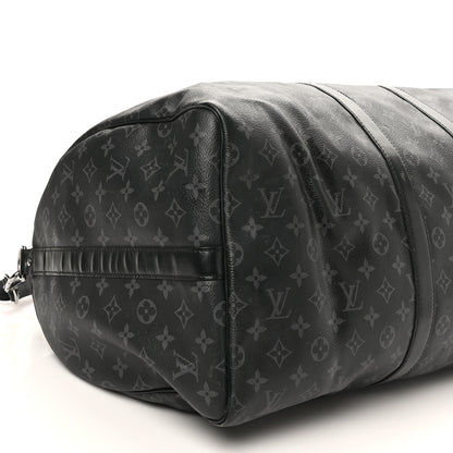 Louis Vuitton Monogram Eclipse Keepall Bandouliere 55 7 of 10