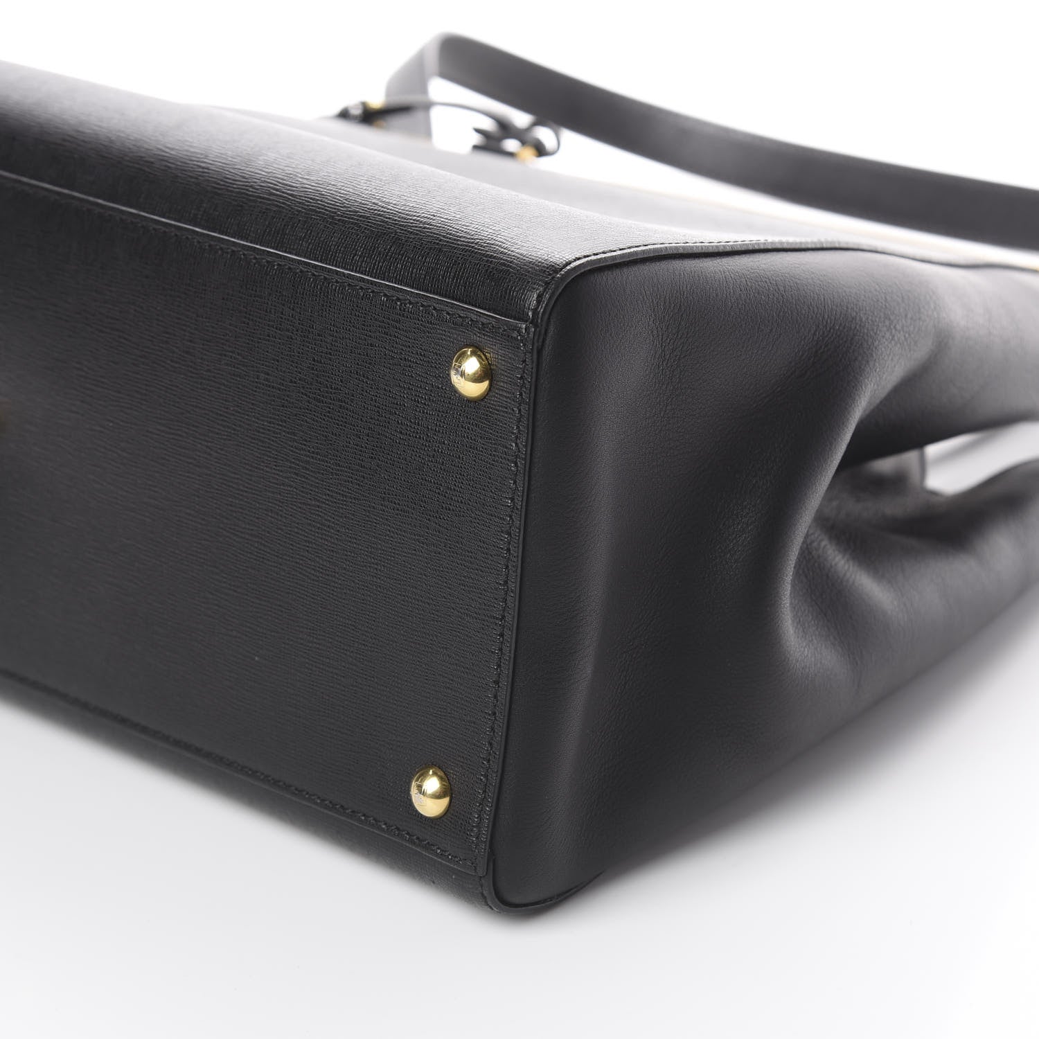 Fendi Vitello Elite Regular 2Jours Tote Black 6 of 8