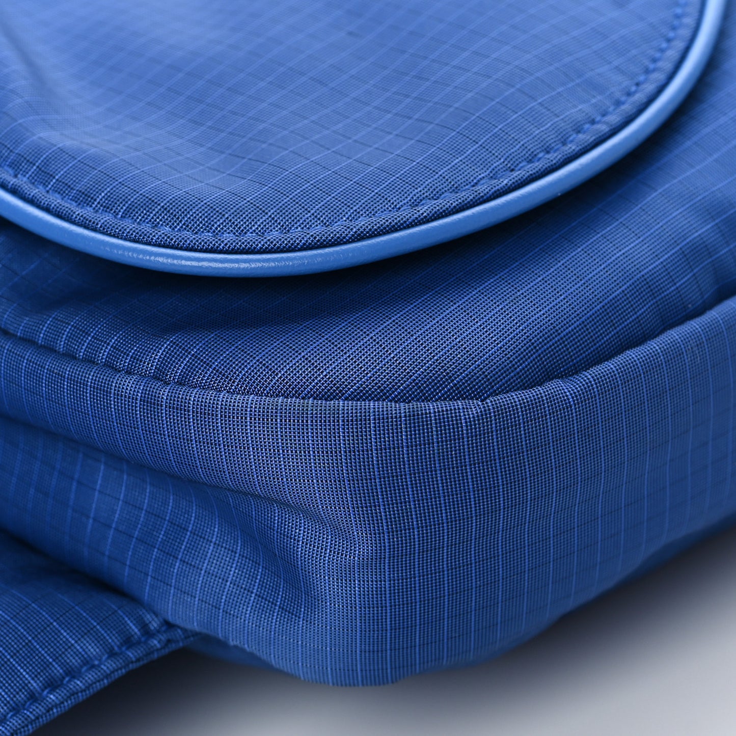 Nylon Saddle Belt Bag Blue