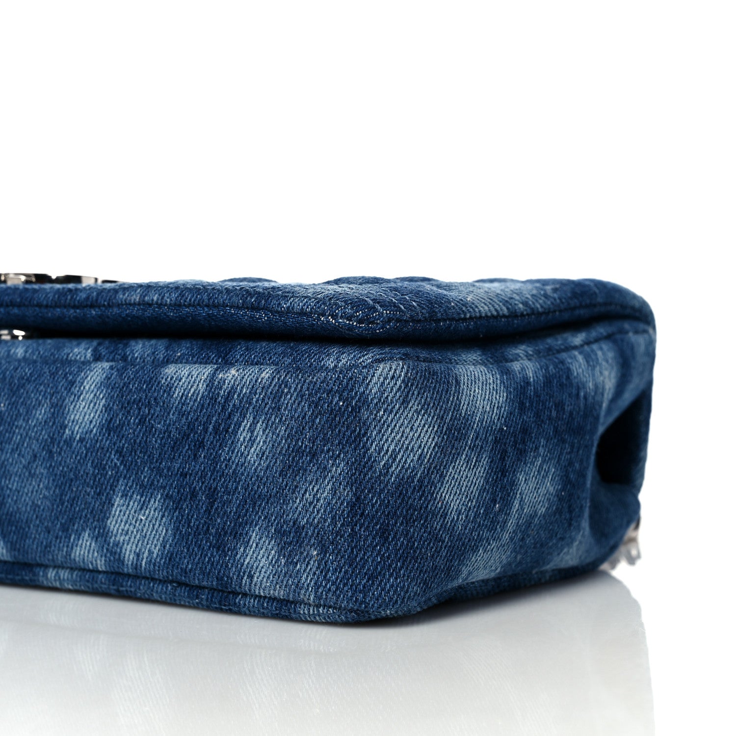 Burberry Denim Quilted Small Lola Bag Blue 9 of 11