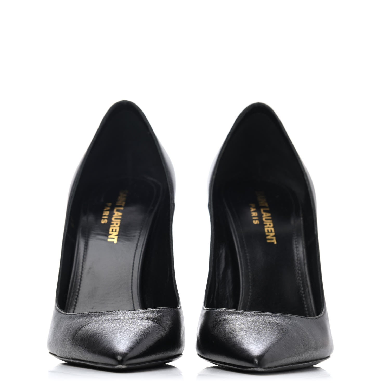 Saint Laurent Calfskin Zoe 105 Pumps 37 Black 2 of 4