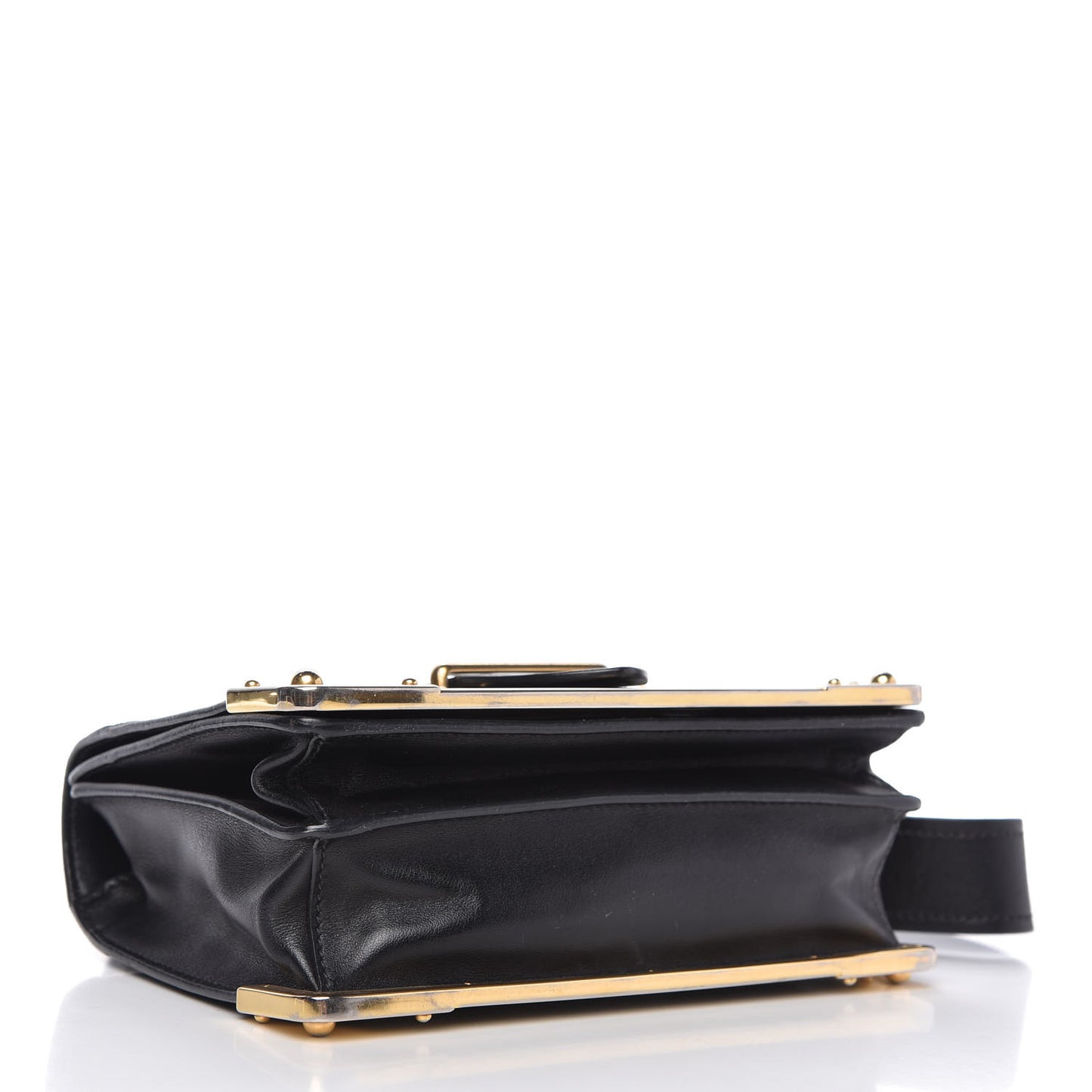 City Calf Saffiano Cahier Bag Black