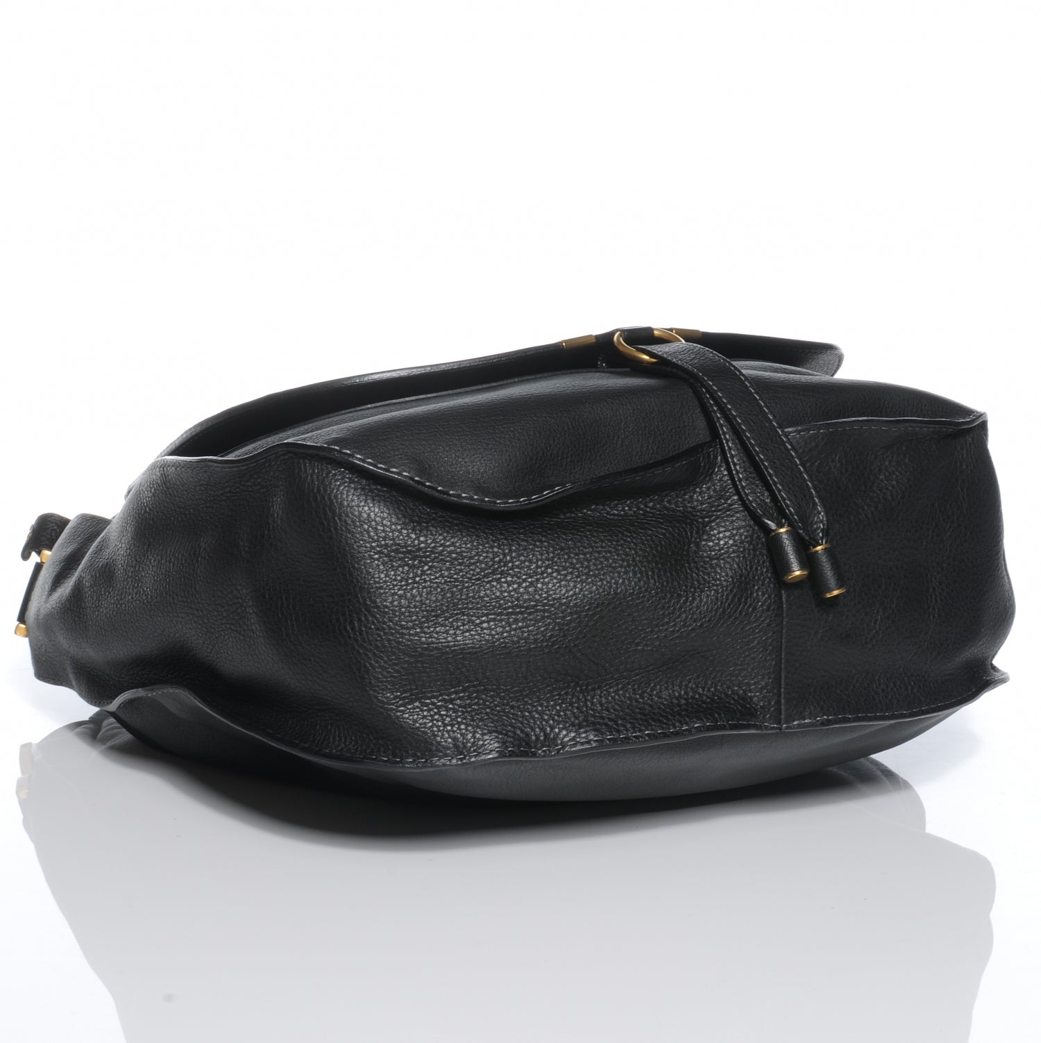 Chloe Leather Large Marcie Hobo Black 4 of 8