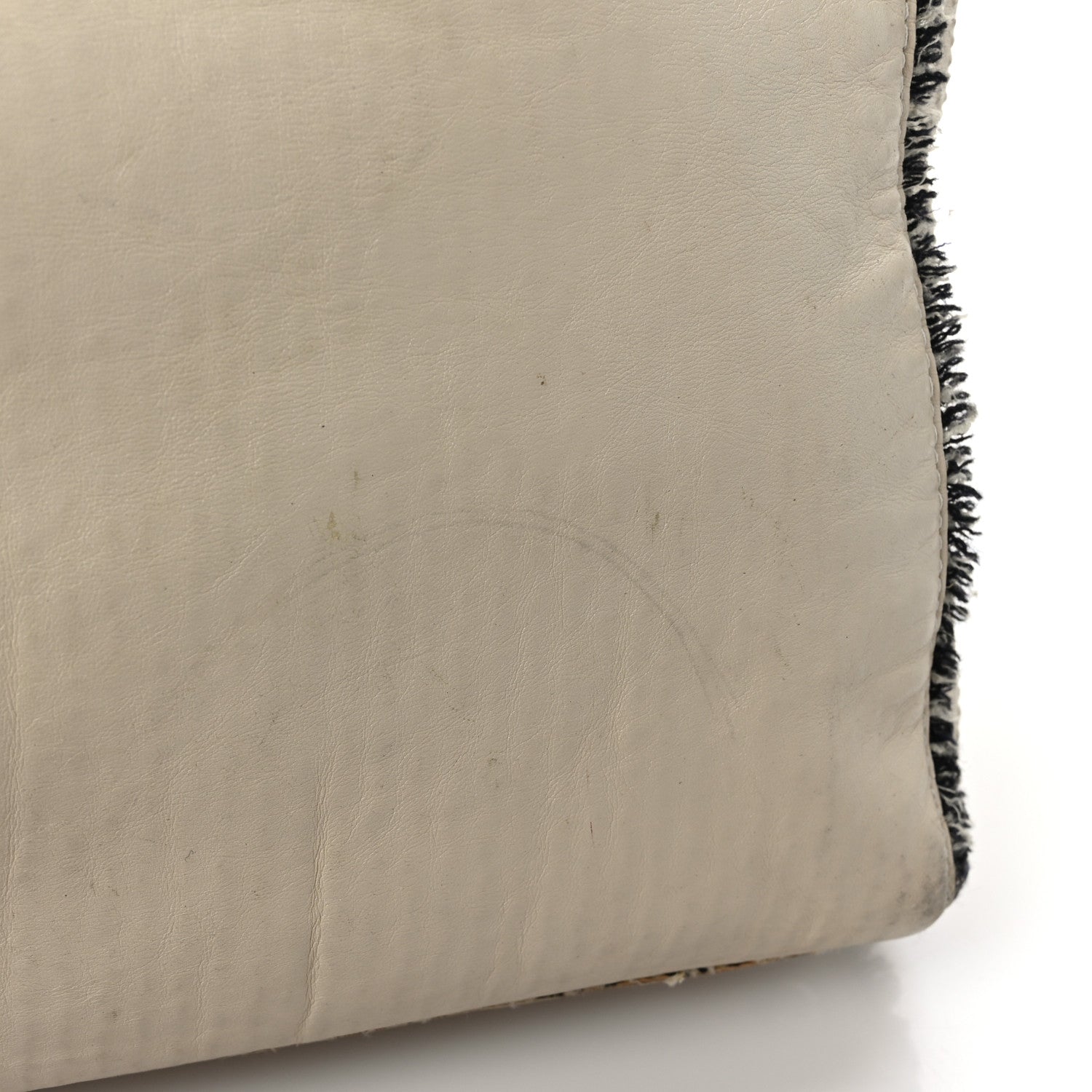 Chanel Glazed Calfskin Tweed Tweedy Shopping Tote White 12 of 12