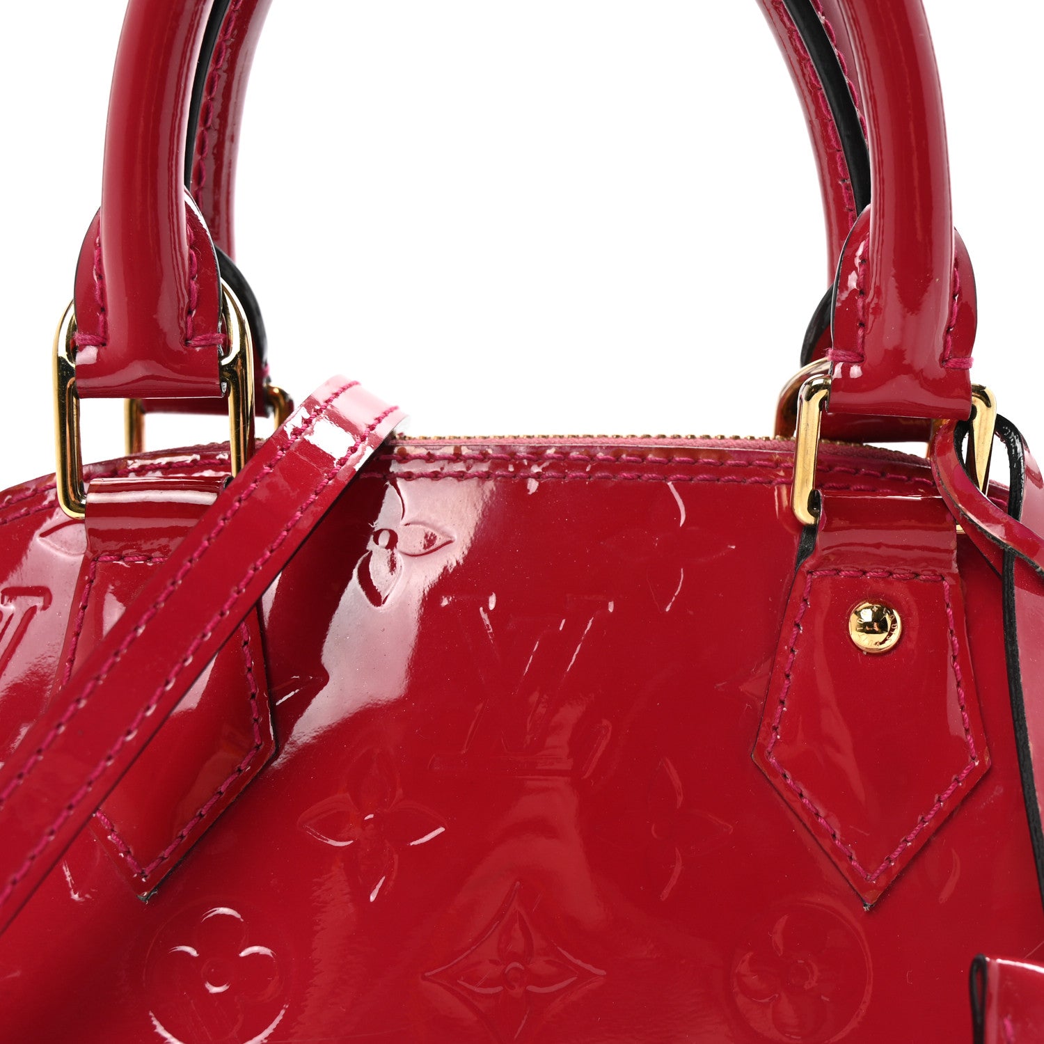 Louis Vuitton Vernis Alma BB Rose Indien 7 of 9