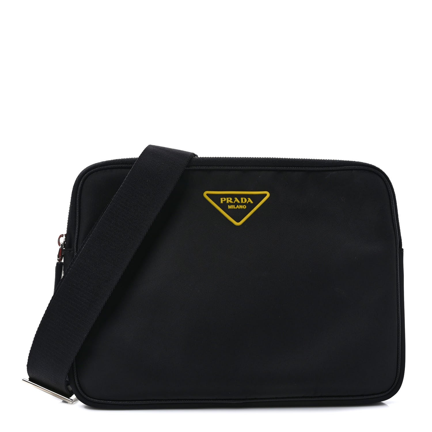 Prada Tessuto Nylon Crossbody Bag Black 1 of 8