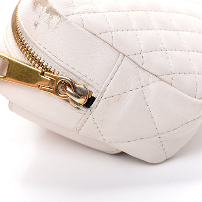 Versace Nappa Barocco Quilted Vanitas Medea Belt Bag White 12 of 12