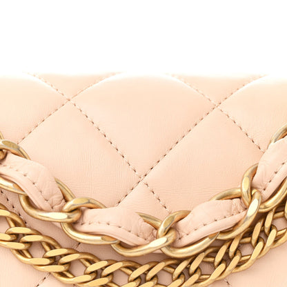 Chanel Lambskin Quilted Medium Fancy Jewel Flap Pink 8 of 10
