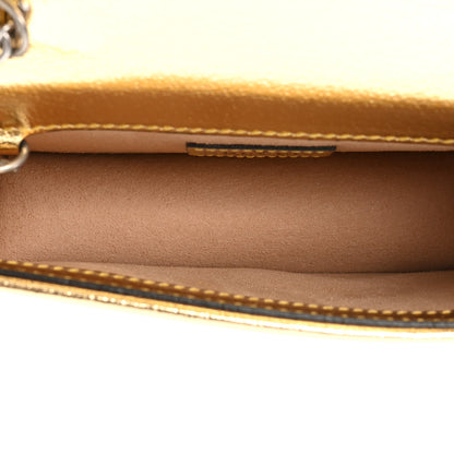 Gucci Metallic Calfskin Super Mini Dionysus Shoulder Bag Gold 5 of 12