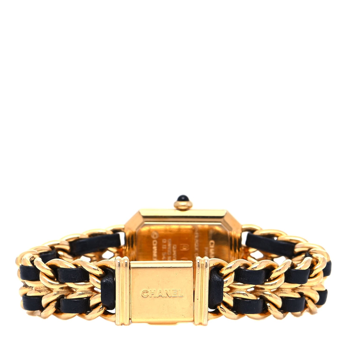 Stainless Steel Lambskin 20mm Chain Premiere Quartz Watch Gold M