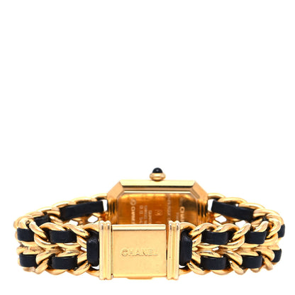Chanel Stainless Steel Lambskin 20mm Chain Premiere Quartz Watch Gold M 3 of 4