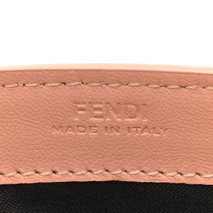 Fendi Nappa Matisse FF Embossed Continental Wallet On Chain Baby Pink 6 of 15