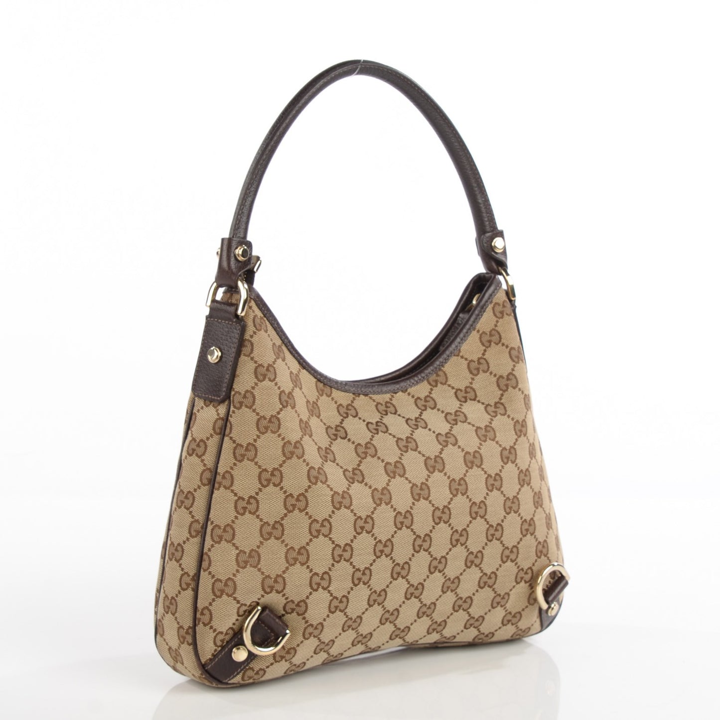 Monogram Medium Abbey D Ring Hobo Brown