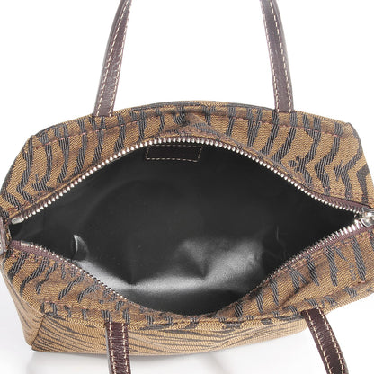 Fendi Canvas Tigre Cosmetic Bag Tobacco Moro 7 of 7