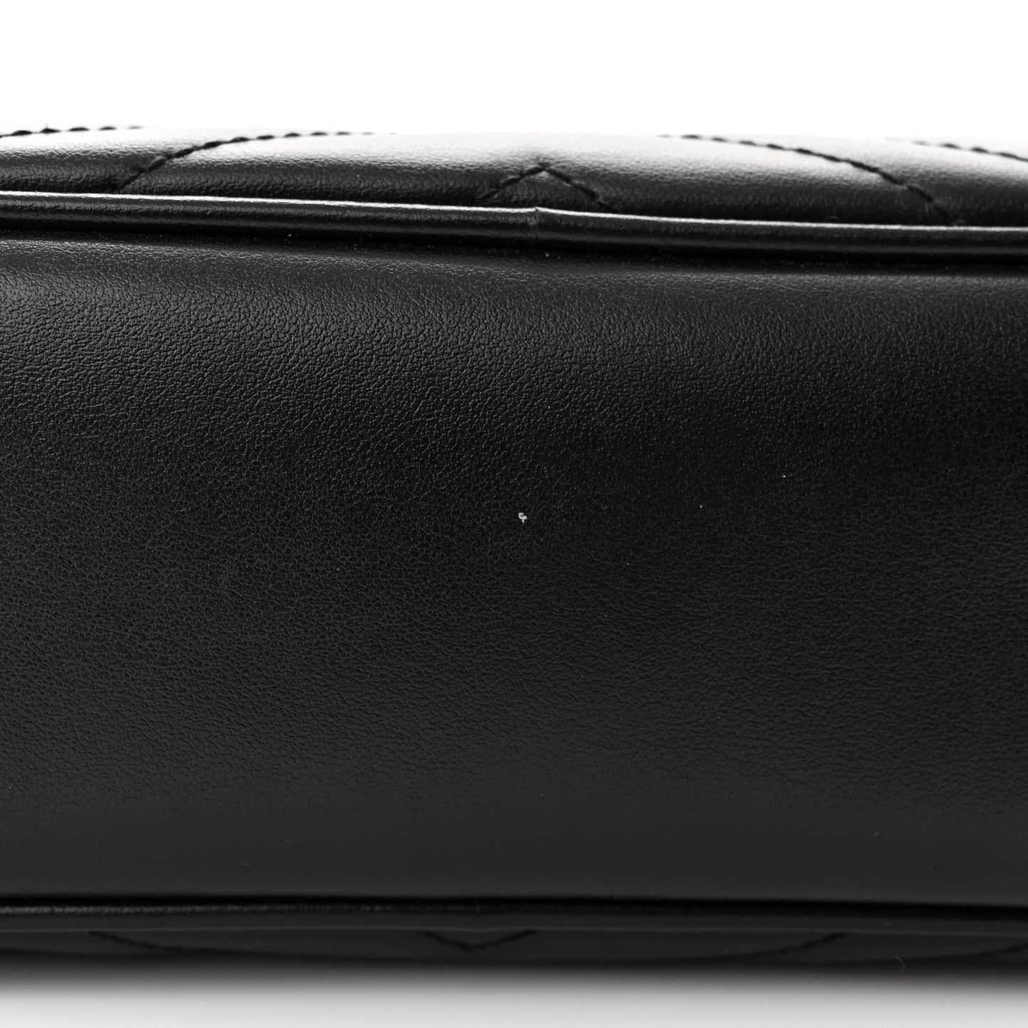 Calfskin Matelasse Small GG Marmont Chain Shoulder Bag Black