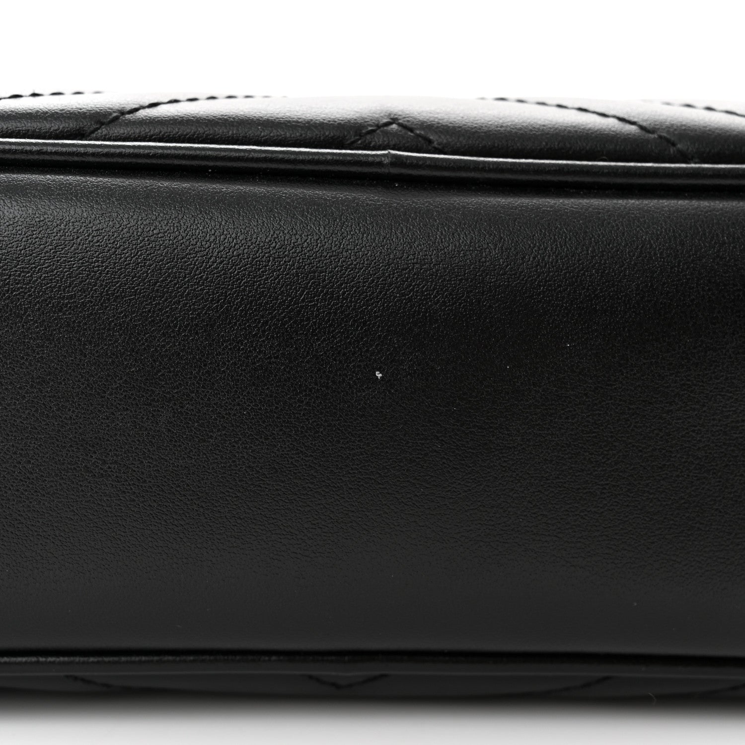 Gucci Calfskin Matelasse Small GG Marmont Chain Shoulder Bag Black 11 of 11
