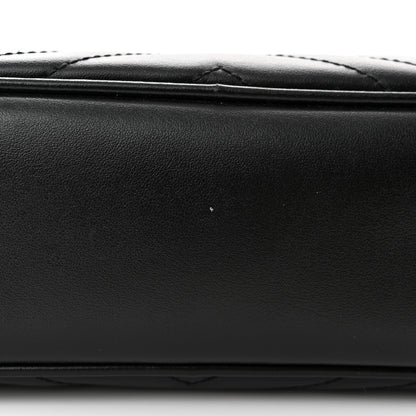 Gucci Calfskin Matelasse Small GG Marmont Chain Shoulder Bag Black 11 of 11