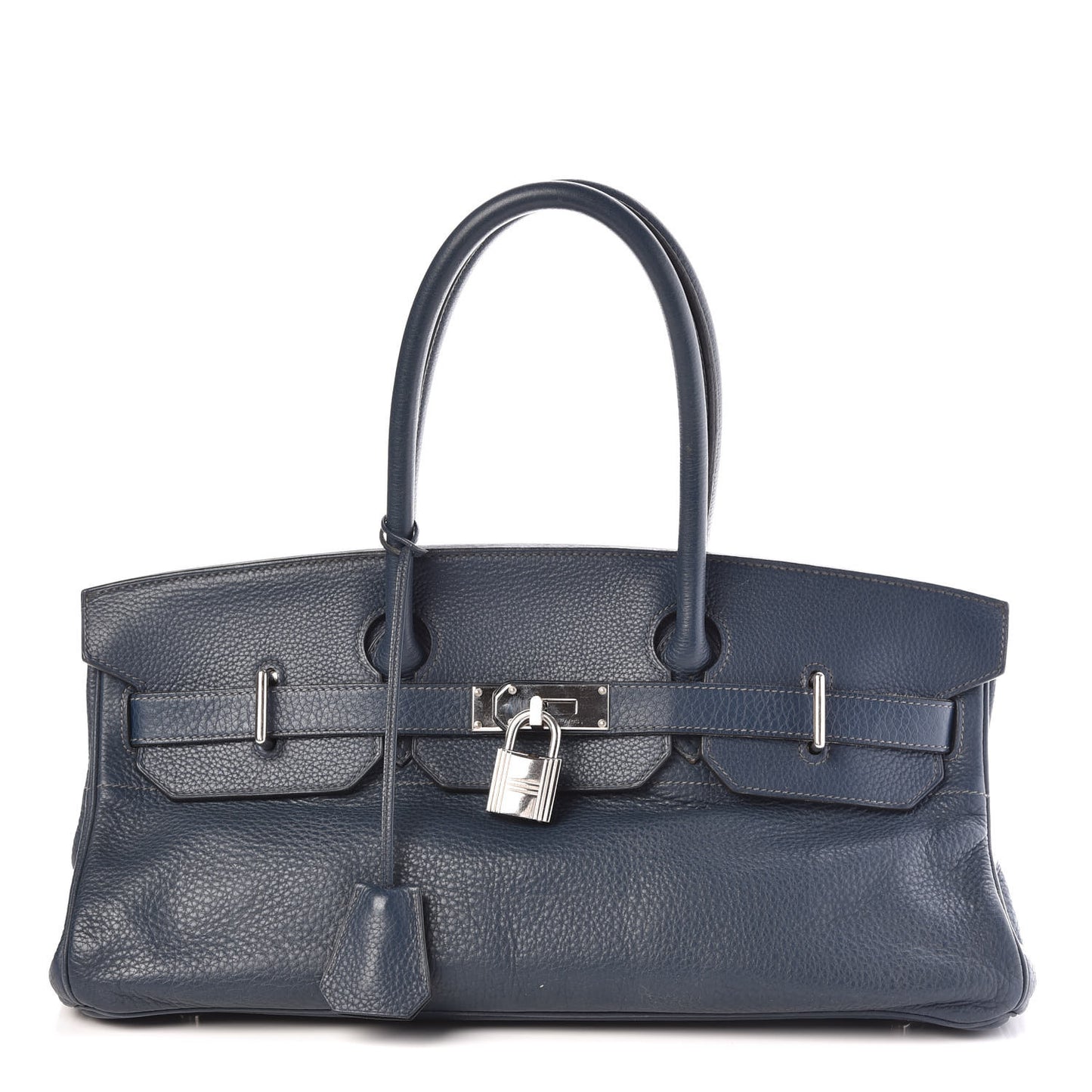 Taurillon Clemence JPG Birkin 42 Bleu Thalassa
