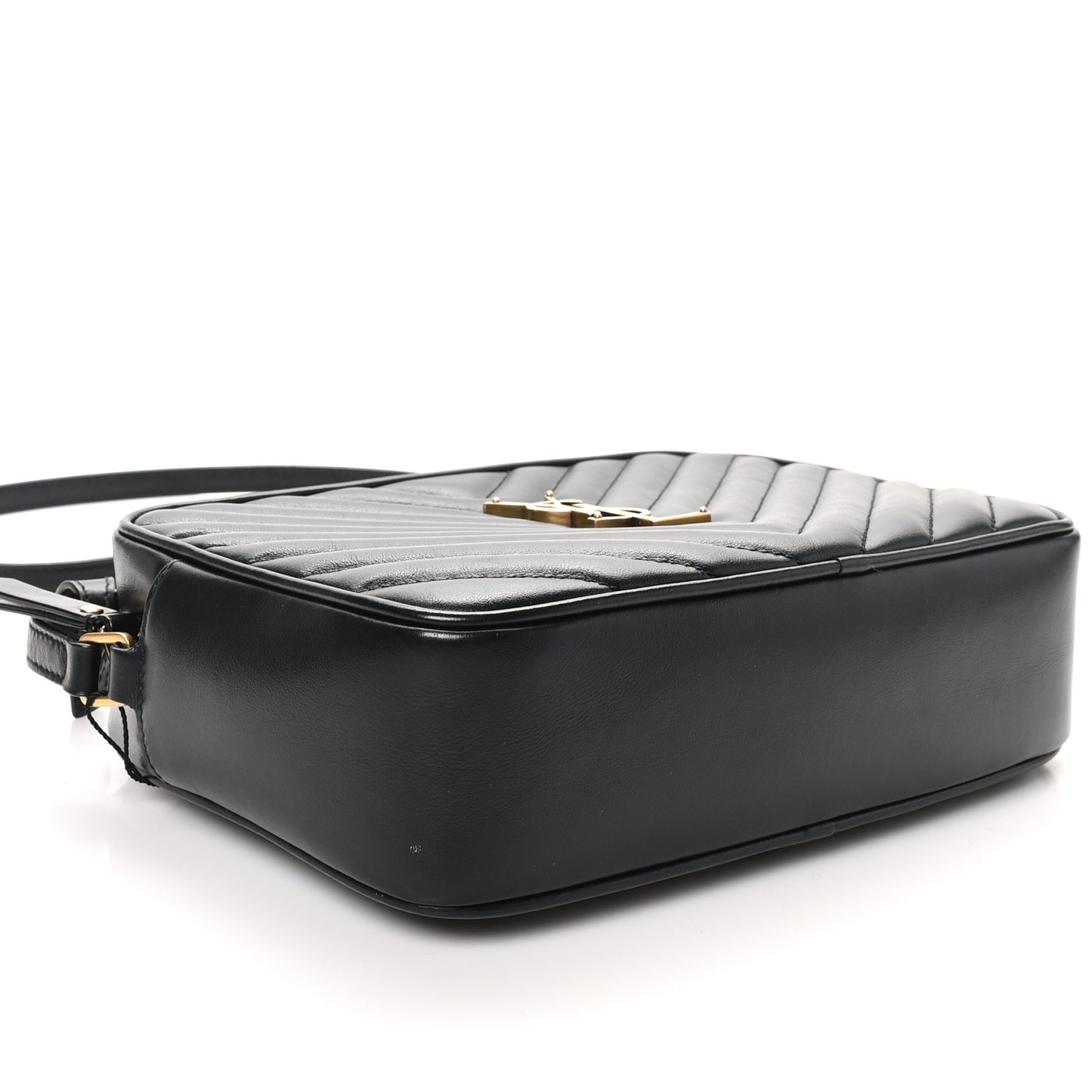 Calfskin Matelasse Monogram Lou Camera Bag Black